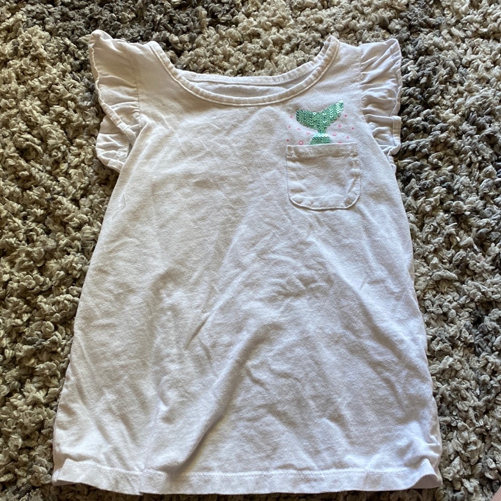 Oshkosh 4T mermaid pocket tee